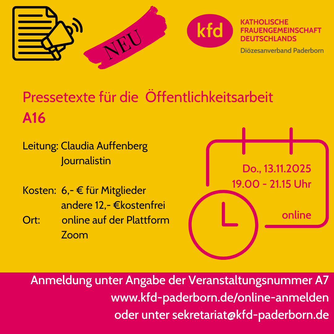 A16 Pressetexte