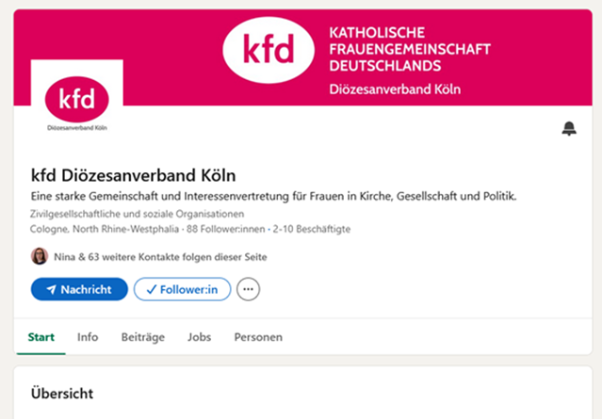 Screenshot-LinkedIn_kfd DV Köln