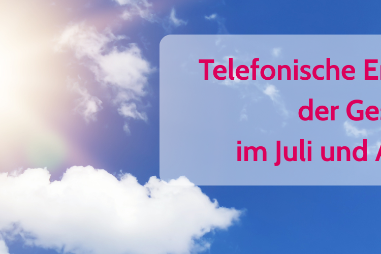 Telefonzeiten Sommer