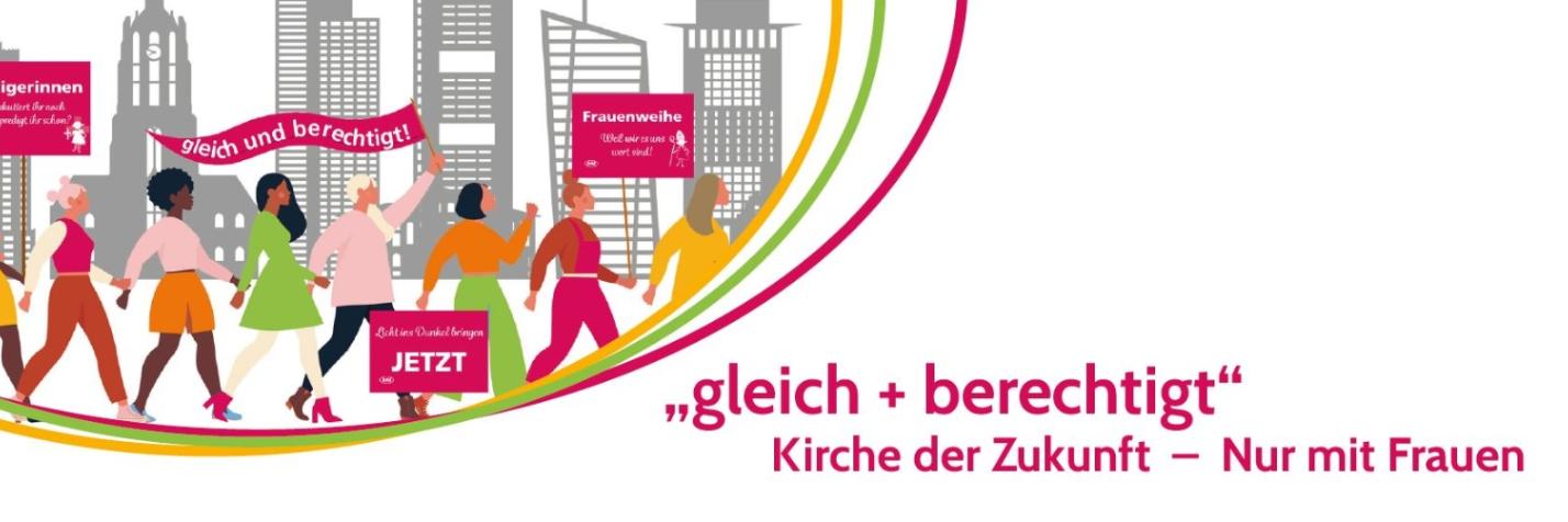 gleich berechtigt - Kirche der Zulunft - Nur mit Frauen