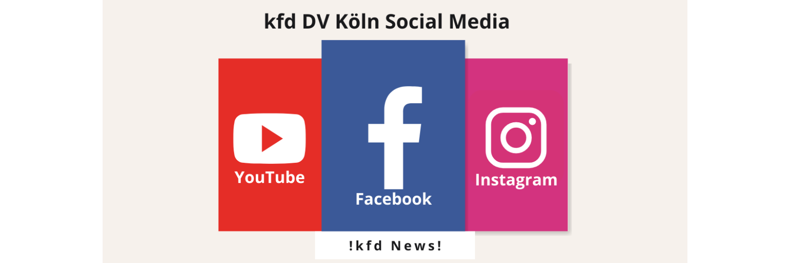 Hier finden Sie uns auf Social Media!