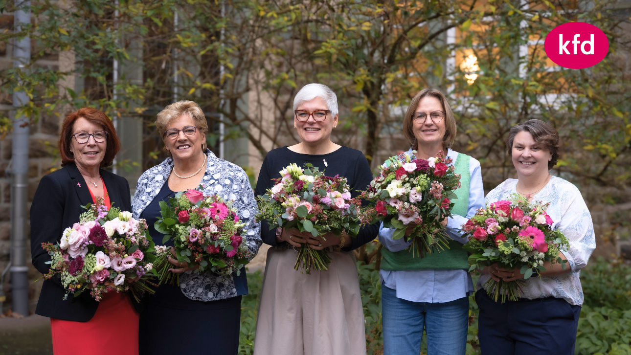 Foto des Vorstands des kfd-Diözesanverbands Köln 2025