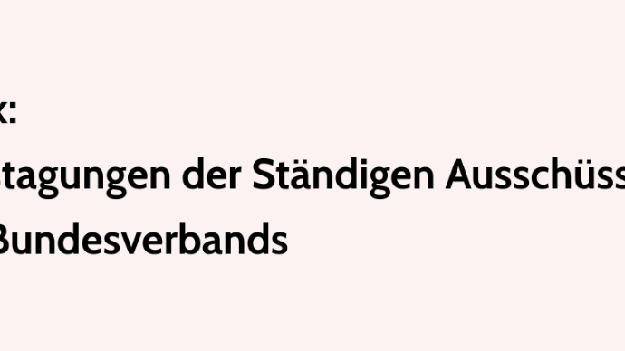 kfd Frühjahrstagungen der Ständigen Ausschüsse - Rückblick und Bericht