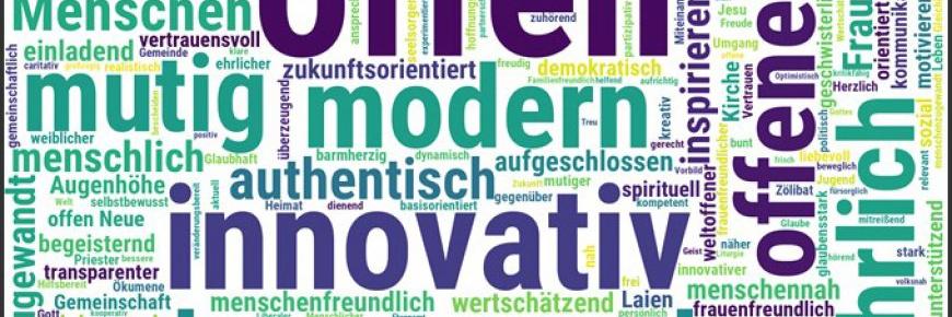 Pastoraler Zukunftsweg Wordcloud
