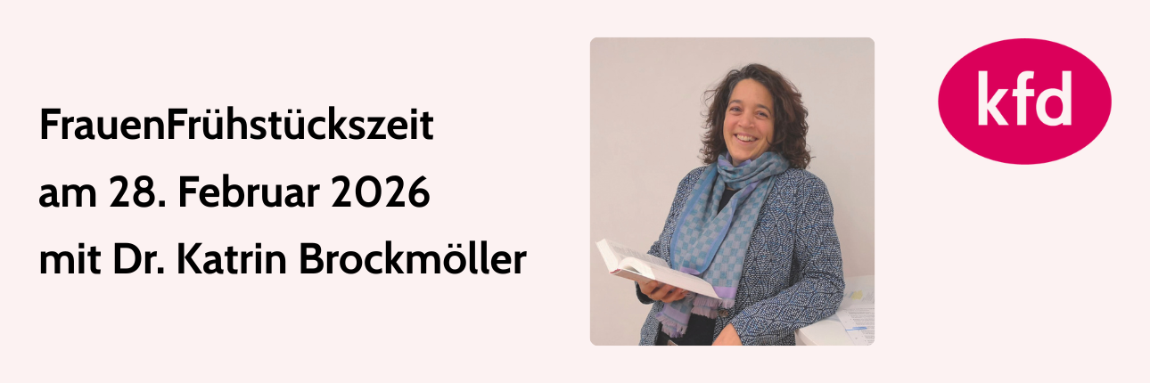 Dr Karin Brockmöller bei der FrauenFrühstücksZeit 2026 des kfd DV Köln