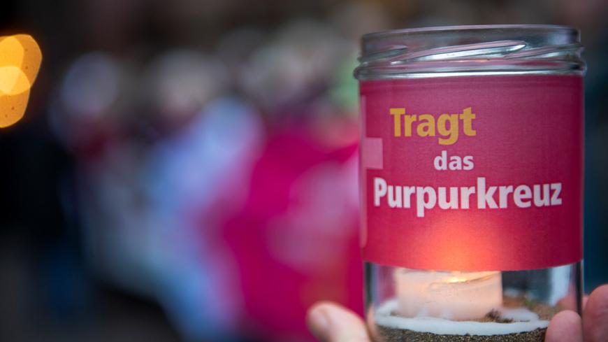 Gleichberechtigung Kirche - tragt das Purpurkreuz, Sternenmarsch 08.03.2020