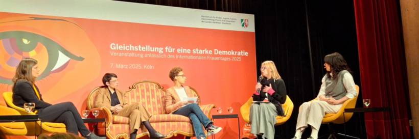 Internationaler Frauentag 2025 mit Ministerin Josefine Paul in Köln