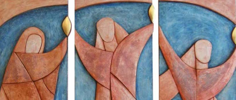 Frauenskulptur Rückseite Arbeitshilfe