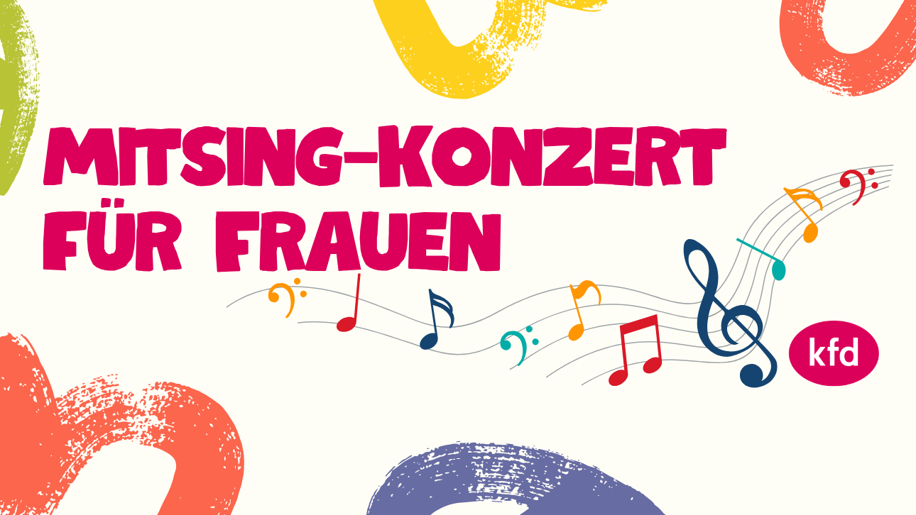 Mitsing-Konzert kfd DV Köln im September 2026