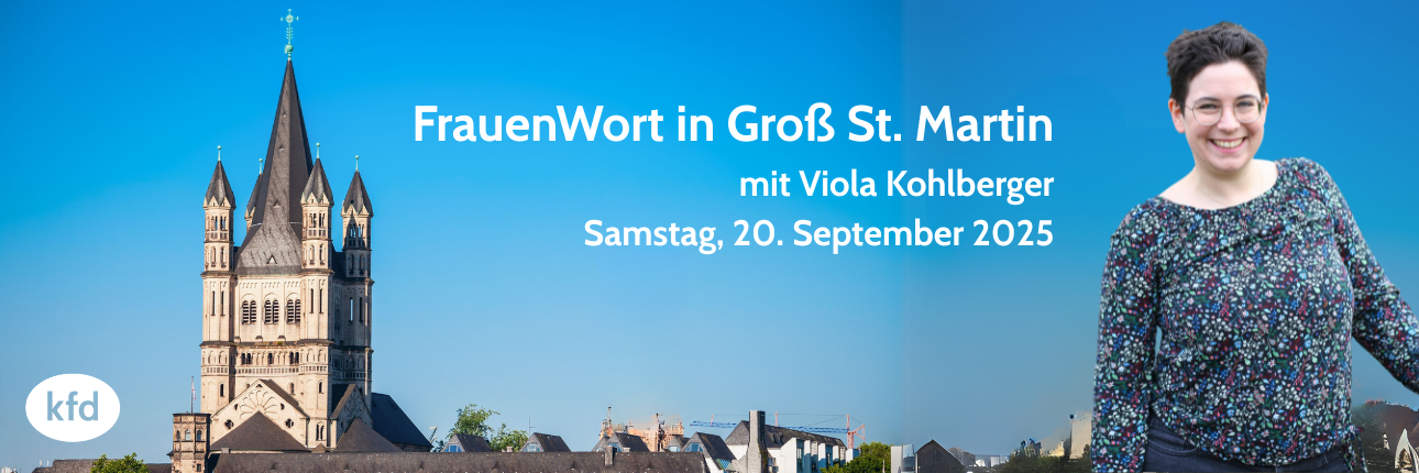 Viola Kohlberger kommt nach Köln zum FrauenWort der kfd