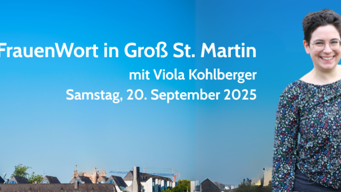 Viola Kohlberger kommt nach Köln zum FrauenWort der kfd