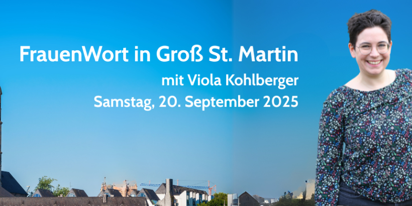 Viola Kohlberger kommt nach Köln zum FrauenWort der kfd