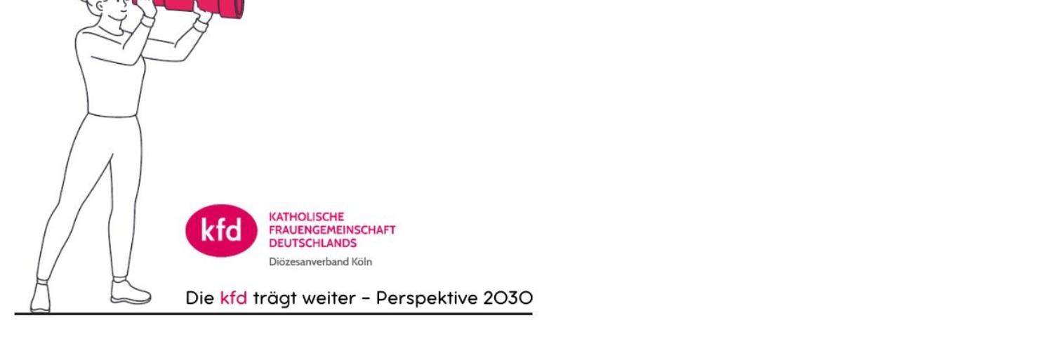 Die kfd trägt weiter - Perspektive 2030 mit Linie