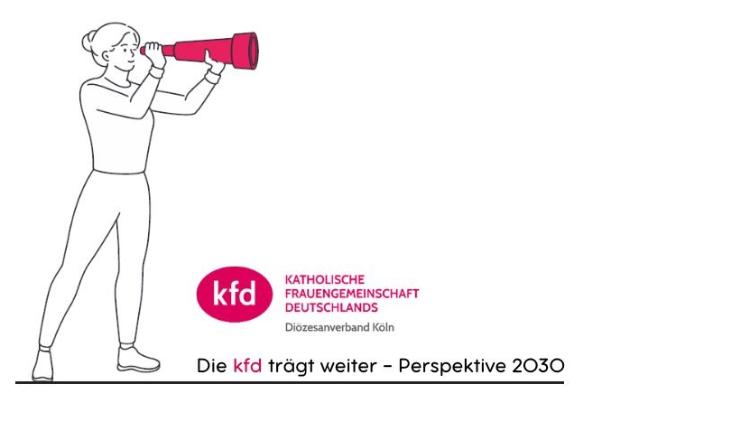 Die kfd trägt weiter - Perspektive 2030 mit Linie